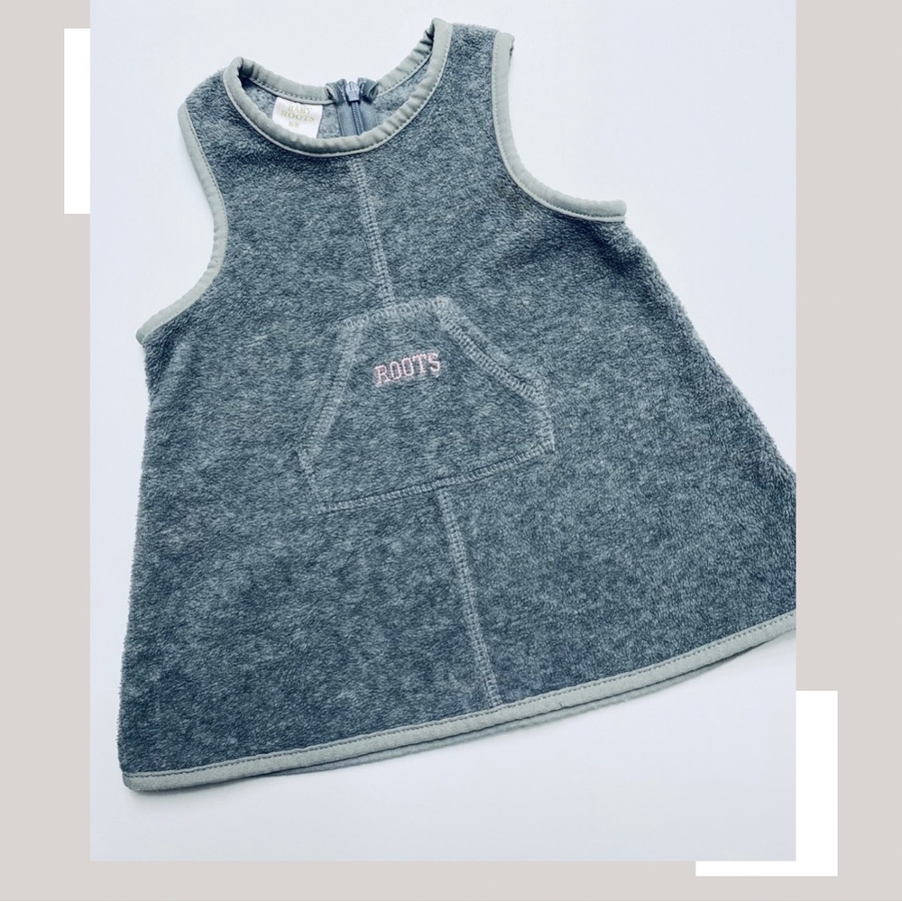 Baby roots fleece dress.